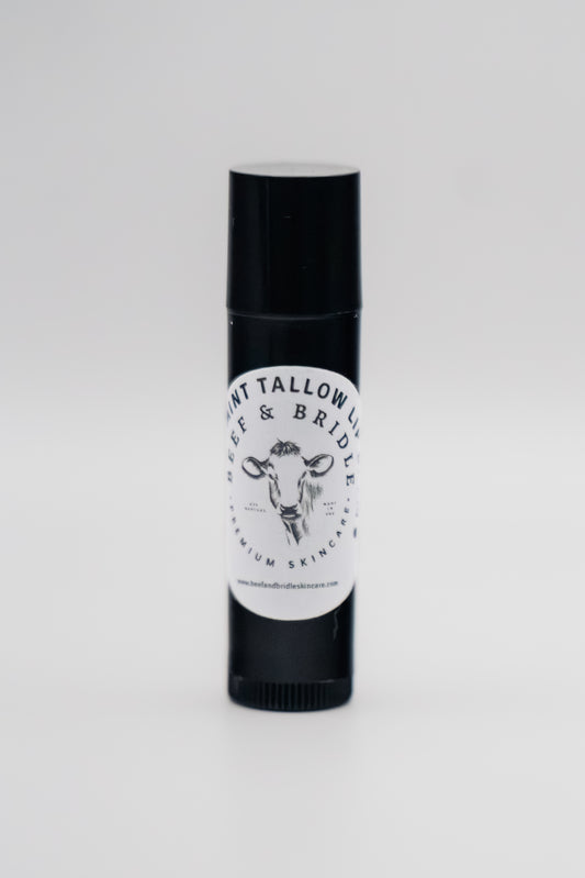 All Natural Tallow Lip Balm - Peppermint