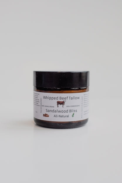 Sandalwood Bliss -Whipped Beef Tallow Balm image 0
