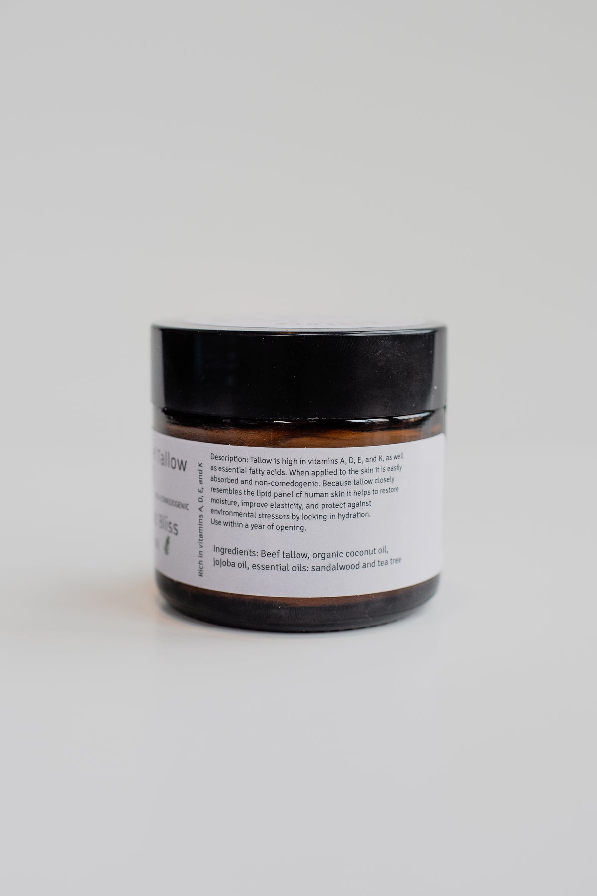 Sandalwood Bliss -Whipped Beef Tallow Balm image 1
